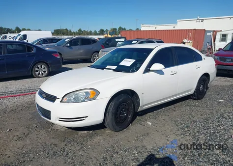 2008 Chevrolet Impala Police из США, поврежденный, VIN 2G1WS553081379403